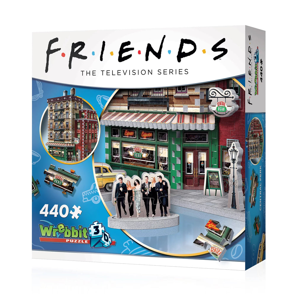 Wrebbit 3D - Friends  Series Central Perk Coffee Shop 440-Piece 3D Jigsaw Puzzle