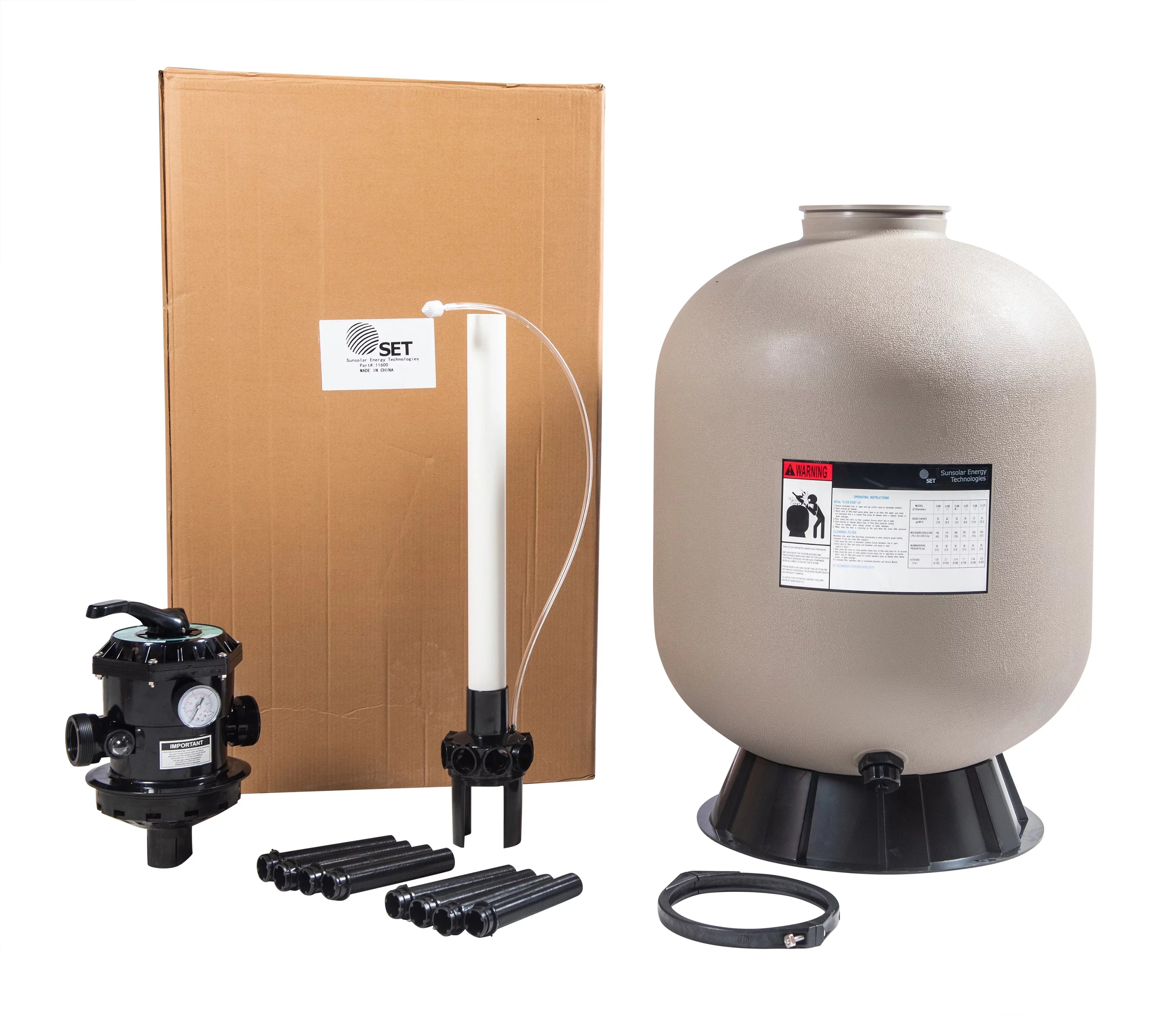 Sand Filter for Above-Ground Swimming Pool - 24 inch diameter