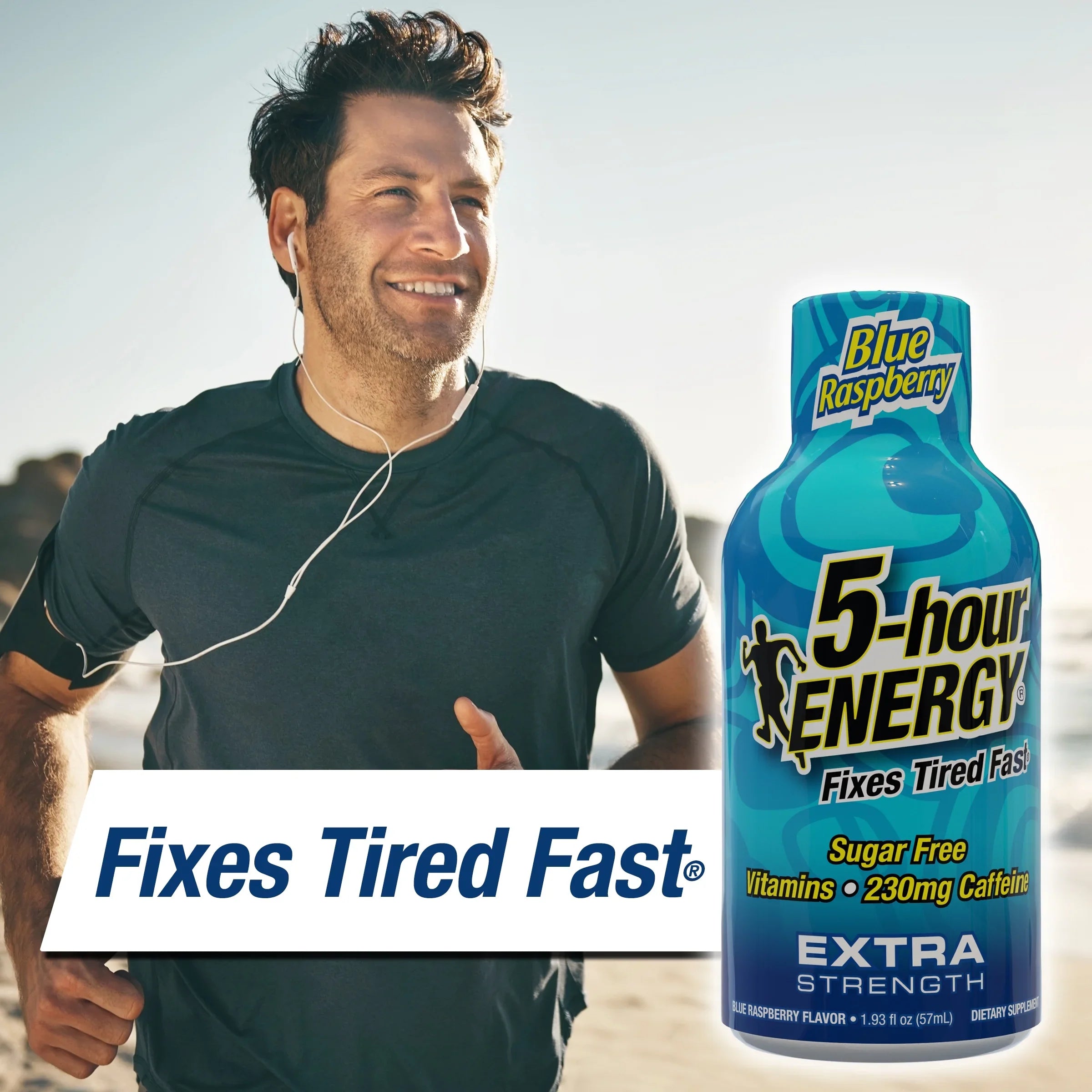 5-hour  Shot, Extra Strength, Blue Raspberry, 12 Count