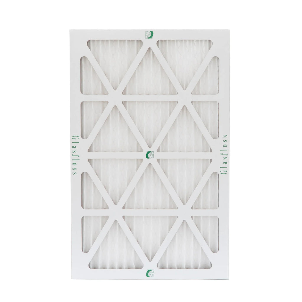 Glasfloss  12x25x1  10 Pleated  Furnace Air Filters. Box of 4. Exact Size: 11-1/2 x 24-1/2 x 7/8