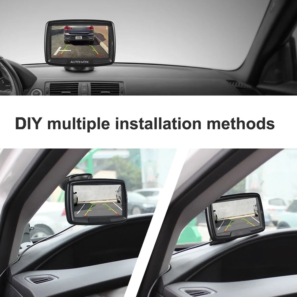Wireless Backup Camera for Trucks, Waterproof Reversing Camera Easy Installation, Vehicle Digital BackUp Camera System Wireless Rear View Camera for Trailer