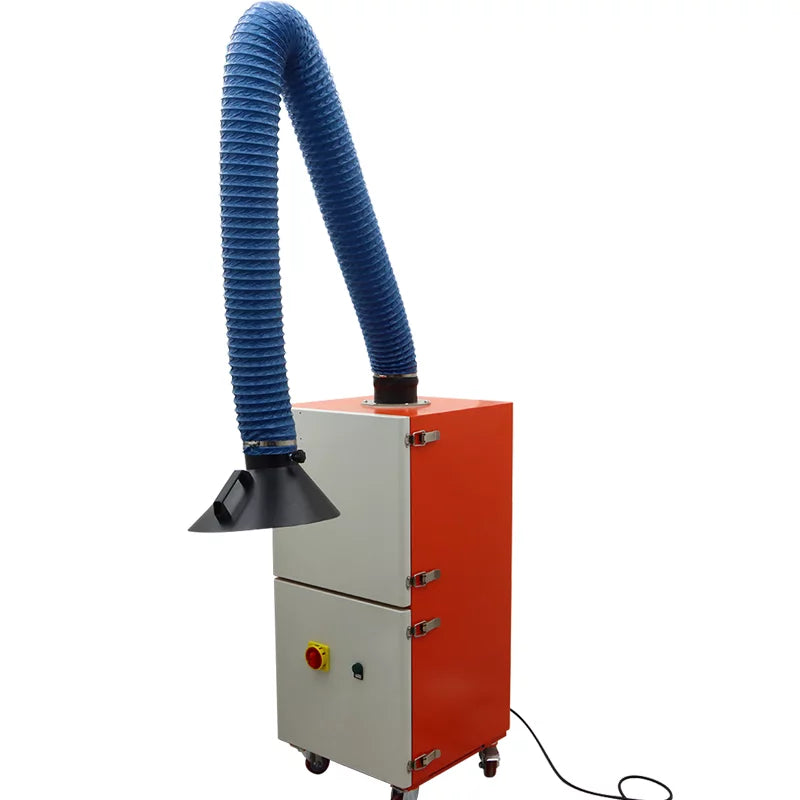 Mobile Welding Smoke Purifier Single Arm Welding Fume Extractor 220V