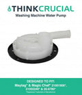 Maytag, Magic Chef & Norge Washing Machine Water Pump, Part # 21001906