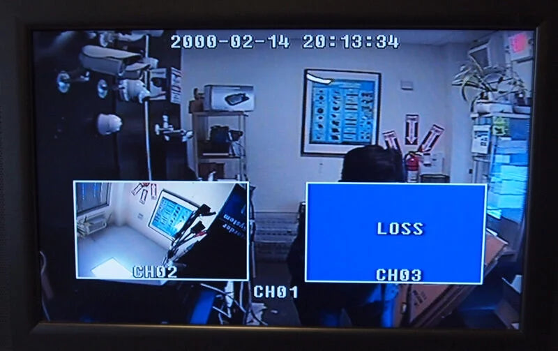 Evertech Analog Security Camera  4 Channel / Port (4 Camera) Color Quad Splitter Processor Real Time with Remote Control and 2000mA adapter