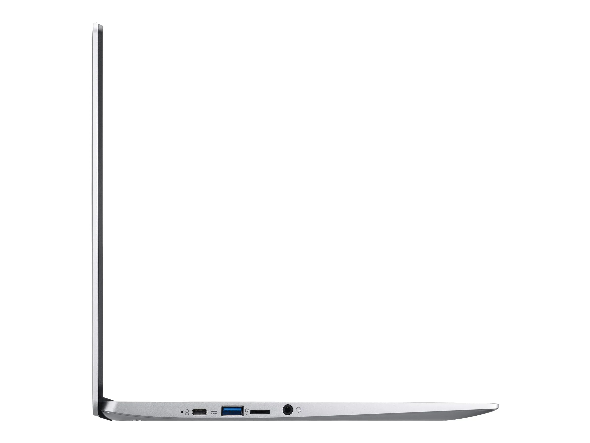 Acer Chromebook 315 CB315-3HT-C3J0 - Intel Celeron - N4120 / up to 2.6 GHz - Chrome  -  Graphics 600 - 4   - 64  eMMC - 15.6"  touchscreen 1920 x 1080 (Full ) - Wi-Fi 5 - pure silver - kbd: