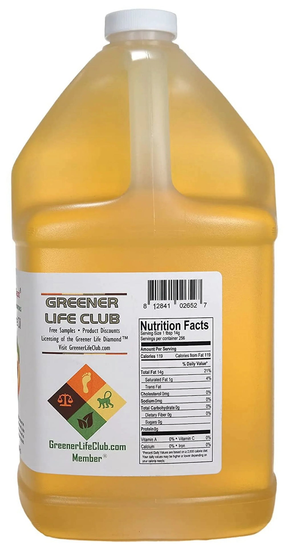 Apricot Kernel Oil - 1 Gallon - Food Grade - safety sealed  container with resealable cap