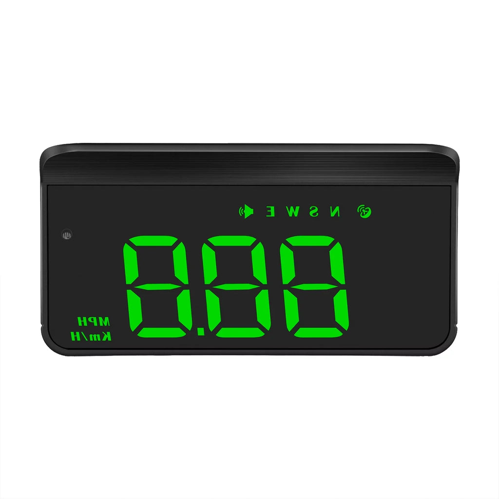 Walmeck Car 3.5 inch Head-up Display Windshield Projecter Digital Vehicle Speedometer  Model Overspeed Warning Fatigue Driving Alarm