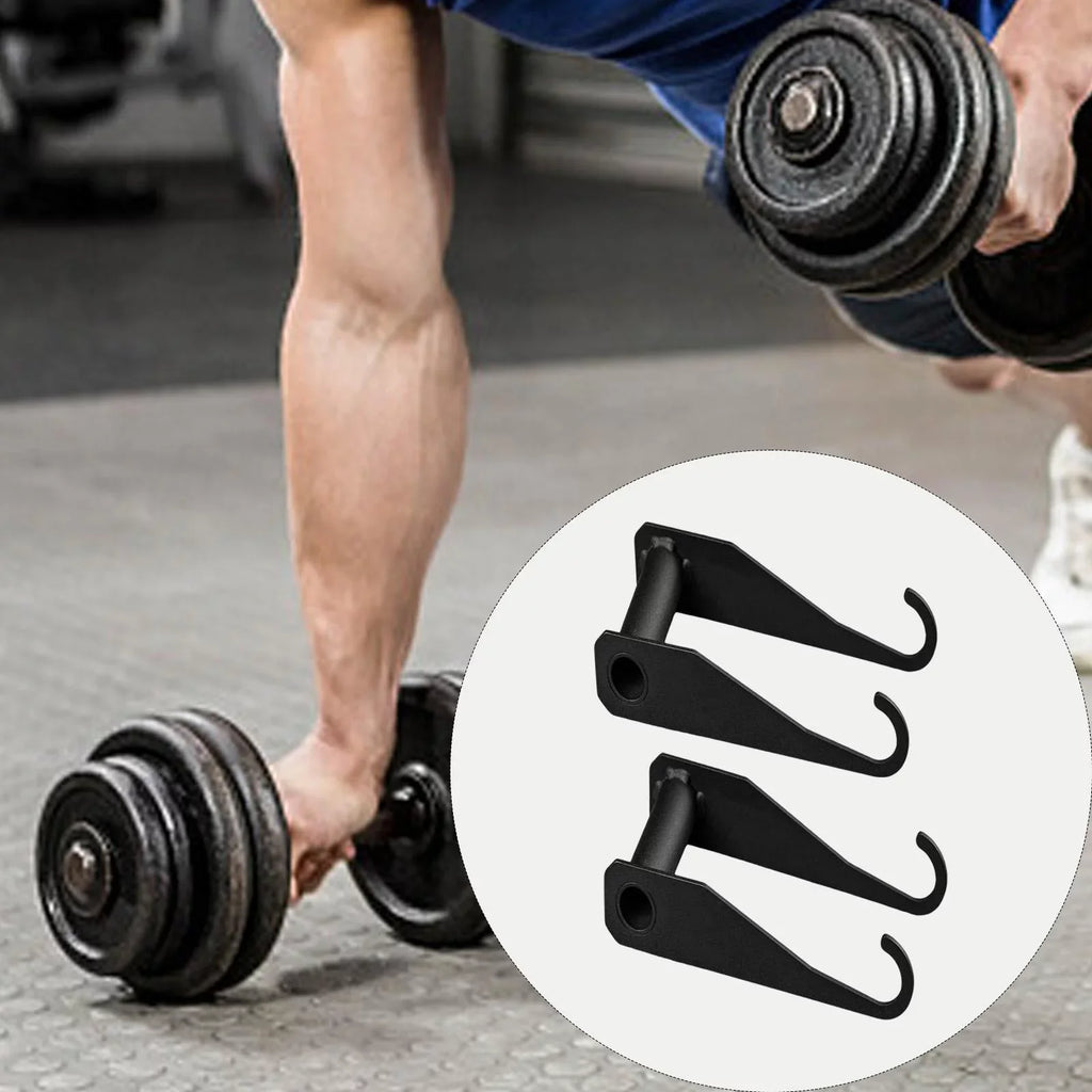 Portable Dumbbell Hooks Handles Attachment Accessories Parts Kettlebell Grip for Gym Workout Weightlifting Bodybuilding Strength Training , Straight Arm