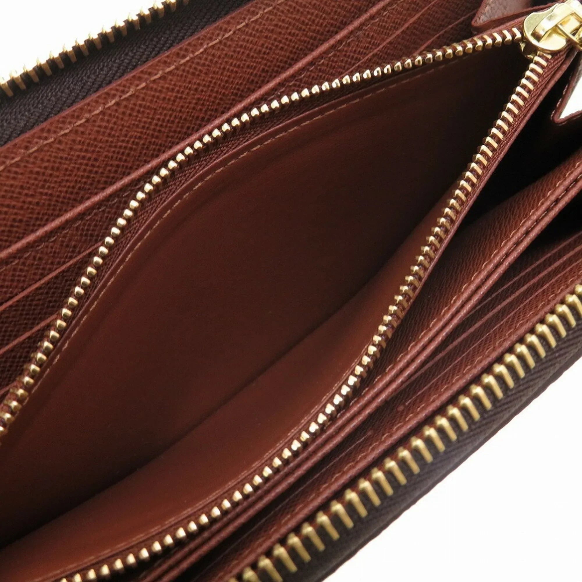 Pre-Owned Louis Vuitton M42616 Monogram Zippy Round Long Wallet (Good)