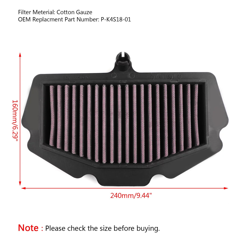 Motor Genic Air Filter For Kawasaki Ninja 400 /  2018 P-K4S18-01