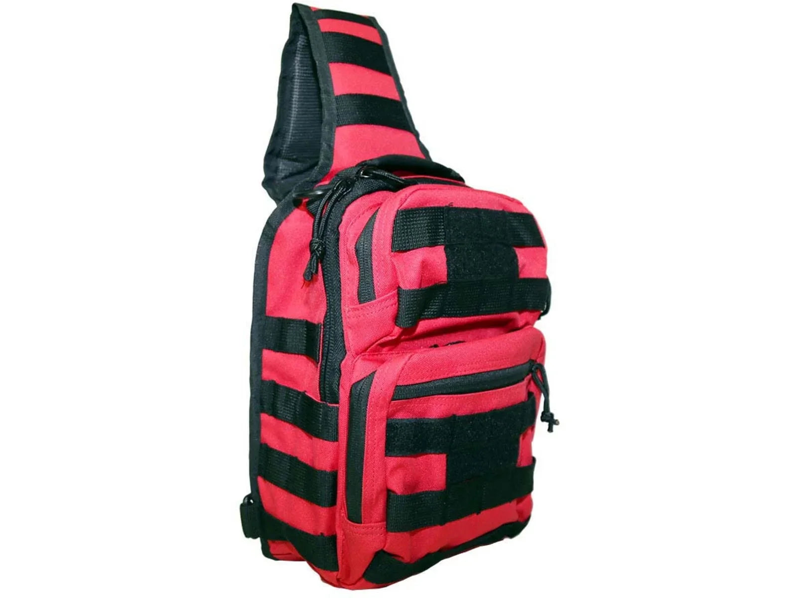 Sling Utility Bag, Red/Black Trim,