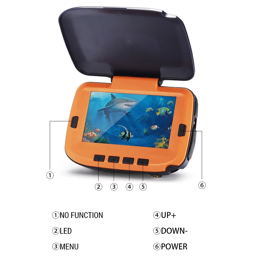 Lixada Fishing Camera Underwater 4.3in Digital  120° View 300,000 Pixels Night Vision Suitable for Ice/River Fishing