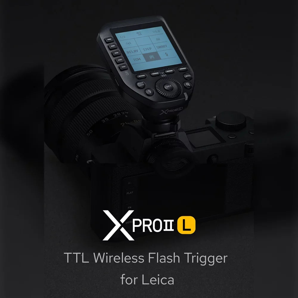 Godox -L 2.4G Wireless Flash Trigger  Autoflash 18000s  Large  Screen 32 Channels 16 Groups Replacement for Leica Cameras