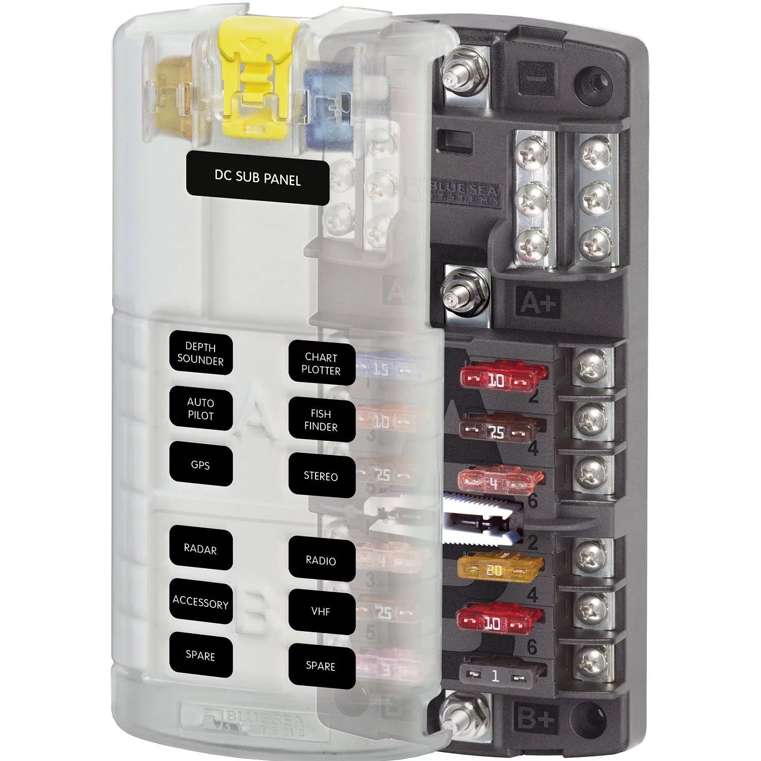 Blue Sea Systems 5032  Blade Split Bus Fuse Block