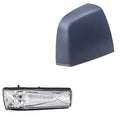 Brock Aftermarket Replacement Passenger Right Door Mirror Cover Paint To Match Gray And Turn Signal Light Set Compatible With 2015-2021  Promaster City /Tradesman