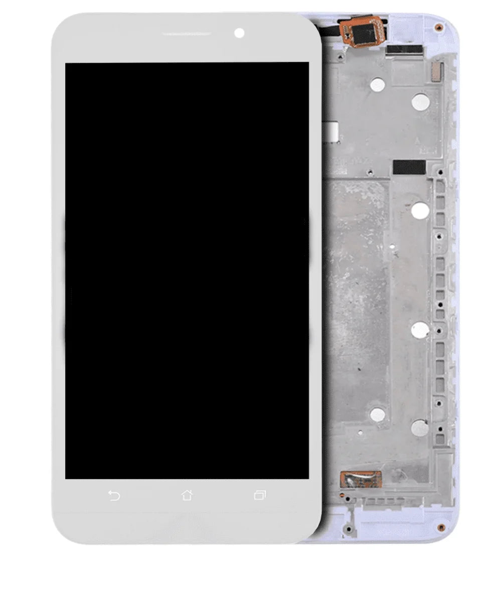 Replacement  Assembly With Frame Compatible For Asus ZenFone Max (ZC550KL / Z010D / Z010DA) (White)