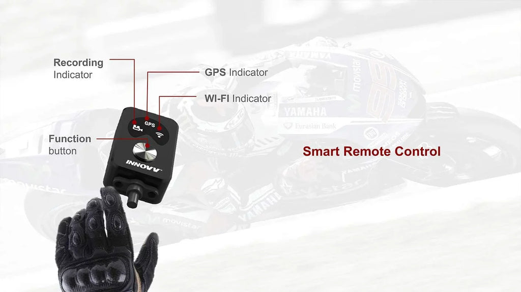 K5 Dual Channel Motorcyle Motocam with 4K Ultra  Resolution, WiFi, , Parking Mode and IP67 Water Resistance (32GB)