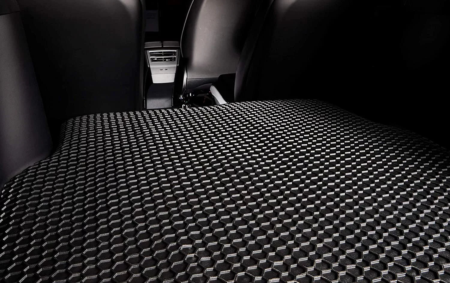 Cargo/Trunk Mat Accessories Compatible with Honda Odyssey (3rd Row Fold Down) - All Weather - Heavy Duty - (Made in ) - 2021