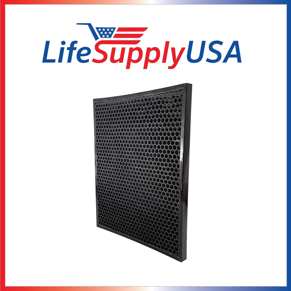 LifeSupplyUSA 17"  Air Filter  17 Replacement with  Carbon Gas Trap for  Purifier