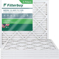 Filterbuy 12x12x1  13 Pleated   Furnace Air Filters (5-Pack)