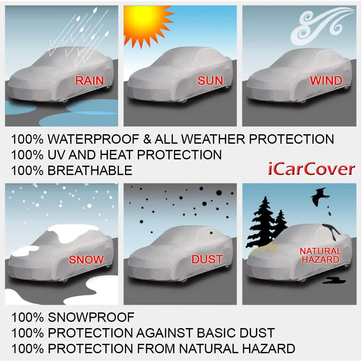 Custom Car Cover Fits: [Mini Cooper Roadster] 2011-2016 Waterproof All-Weather