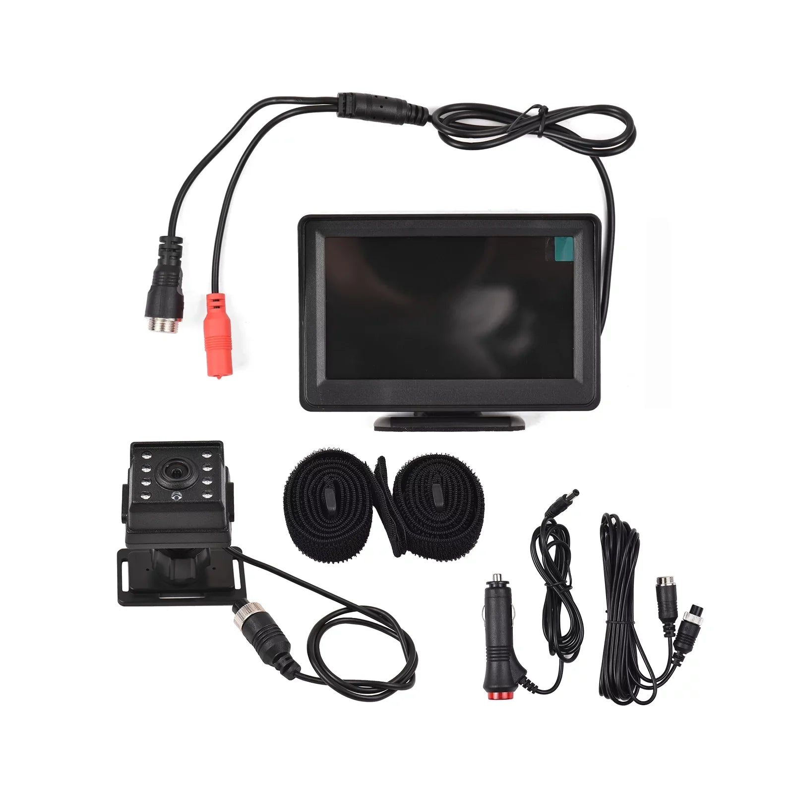 Arealer Car Monitor 1080P Monitor for Rear Facing Seat 4.3 Inch Car Seat Mirror Display 150° Wide View Car Mirror Easy Installation