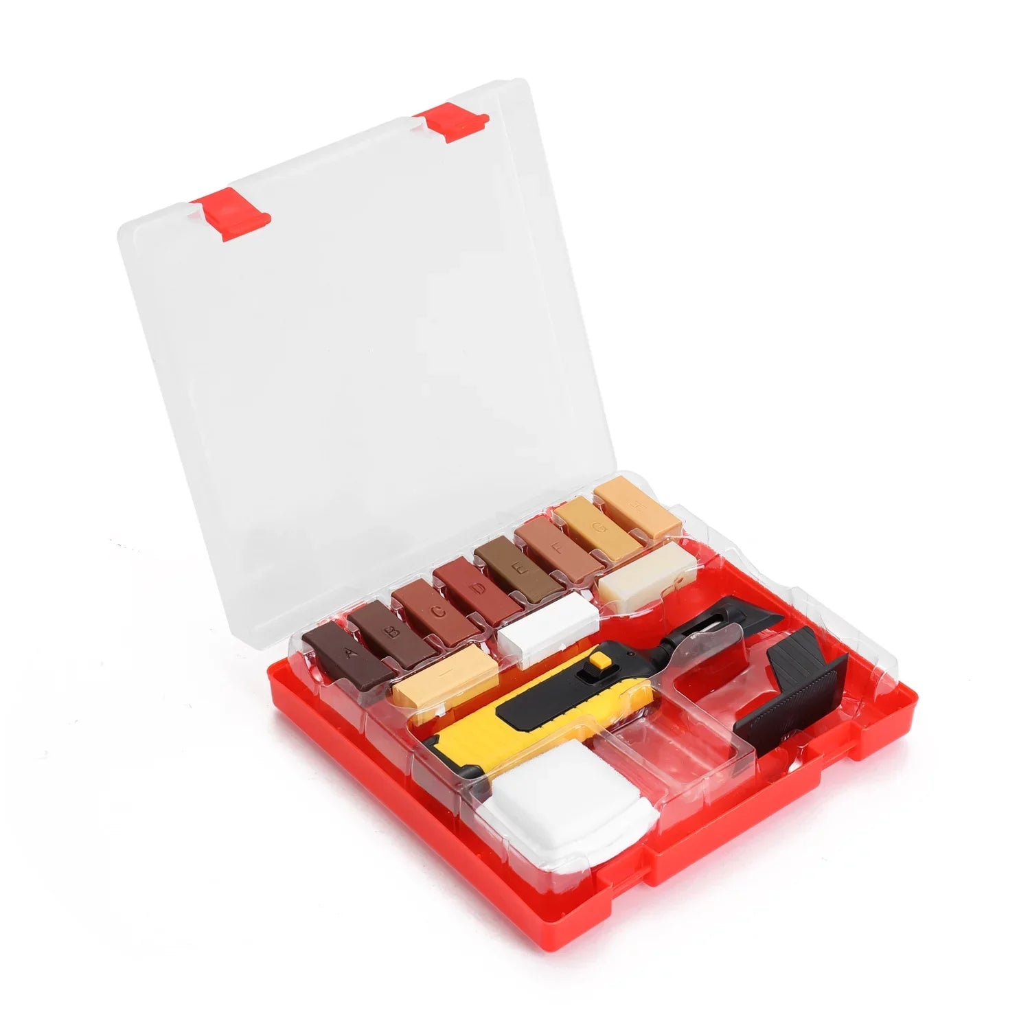 Lixada Floor Worktop Repair Kit Laminate Wax System Sturdy Casing Mending Chips Scratches Tool Set