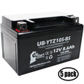 5-Pack UpStart Battery Replacement for 2010 Yamaha YFM35R Raptor 350CC Factory Activated, Maintenance Free,  Battery - 12V, 8.6Ah, -YTZ10S-