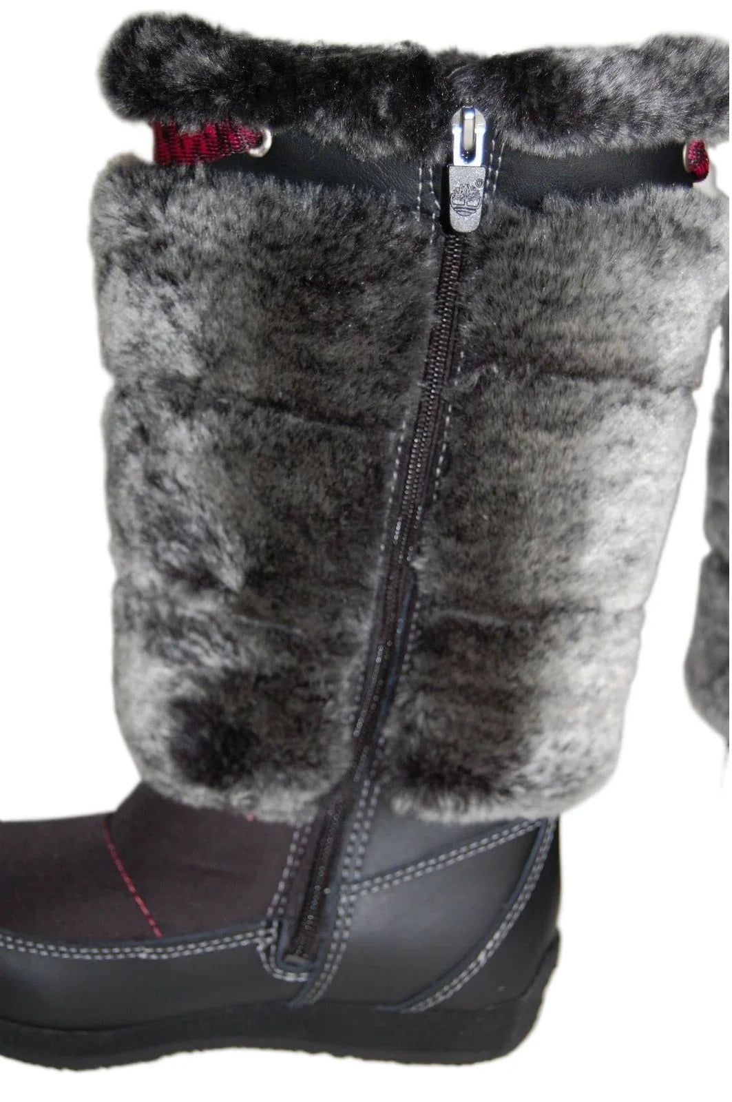 Timberland Preschool Youth Winterberry Tall Fur Medium Boot Black 59794 size 1.5