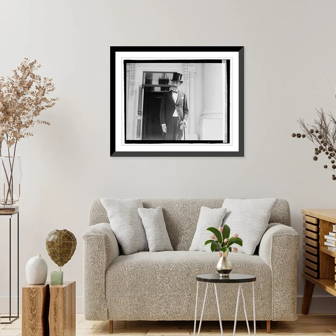 Historic Framed Print, Baron Cartier de Marchienne, 6/12/22, 17-7/8" x 21-7/8"