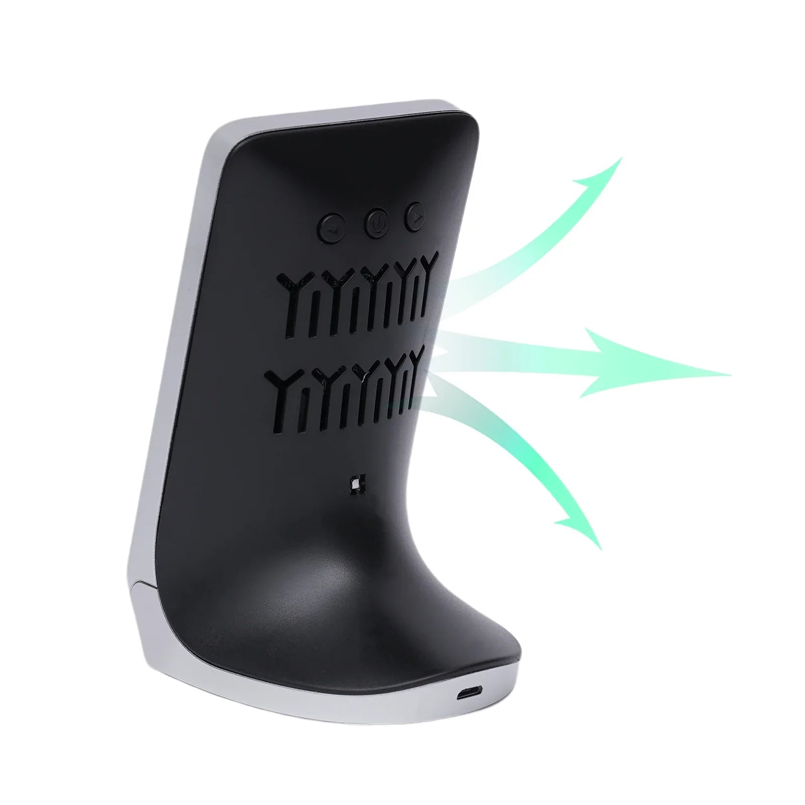 Miumaeov Indoor Air Quality Monitor for CO2, Temperature & Humidity (White, Black)