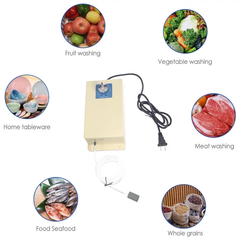 JahyShow Home Ozone Purifier - 2000mg/h Ozone Generator for Water and Food Sterilization