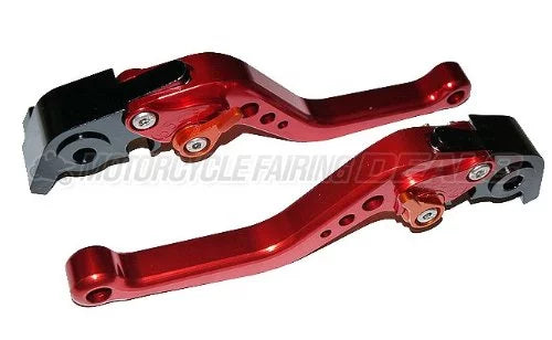 Ducati 749 (2003 - 2006) and 999 (2003 - 2006) Adjustable Racing Shorty Brake Clutch Lever Red