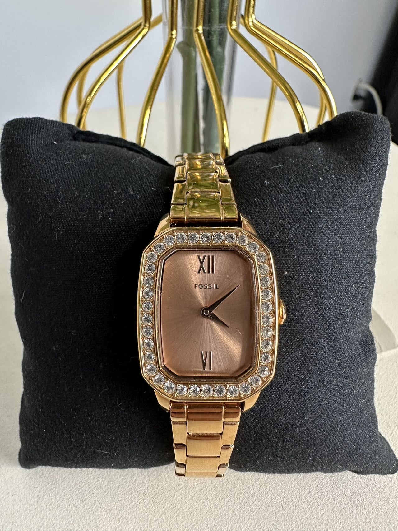 Fossil BQ3670 Rilynn Two-Hand Rose Gold-Tone Stainless Steel Watch