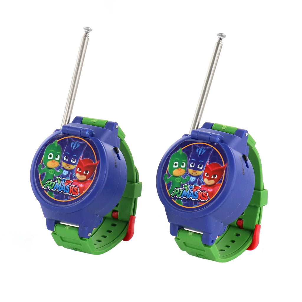 Masks 2 Piece Wrist Walkie Talkie Set With Built in Watch