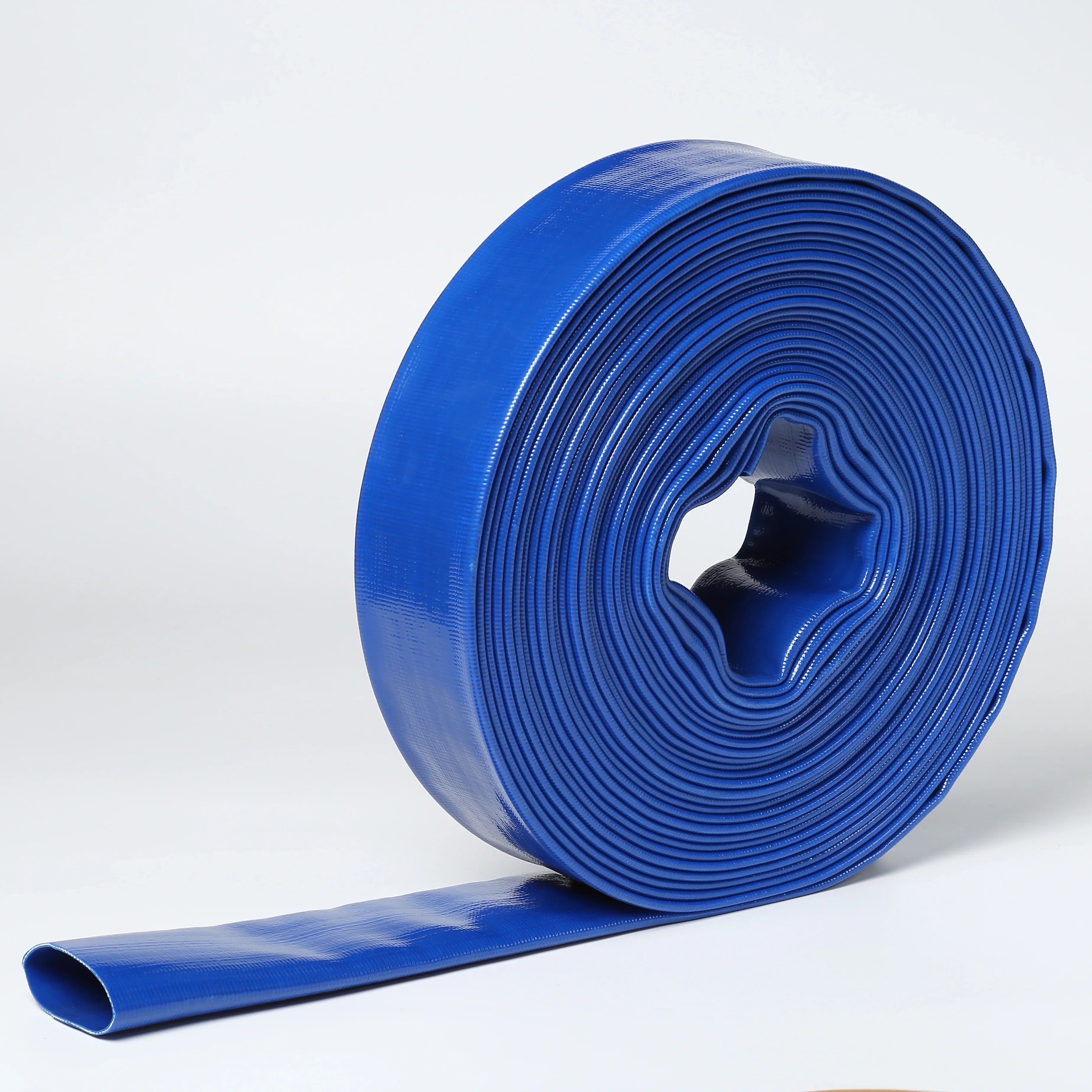 1.5" 1-1/2" In Dia x 100 ft Heavy Duty Flat Lay Sump Pump Discharge and Backwash  Hose 4 Bar (100)