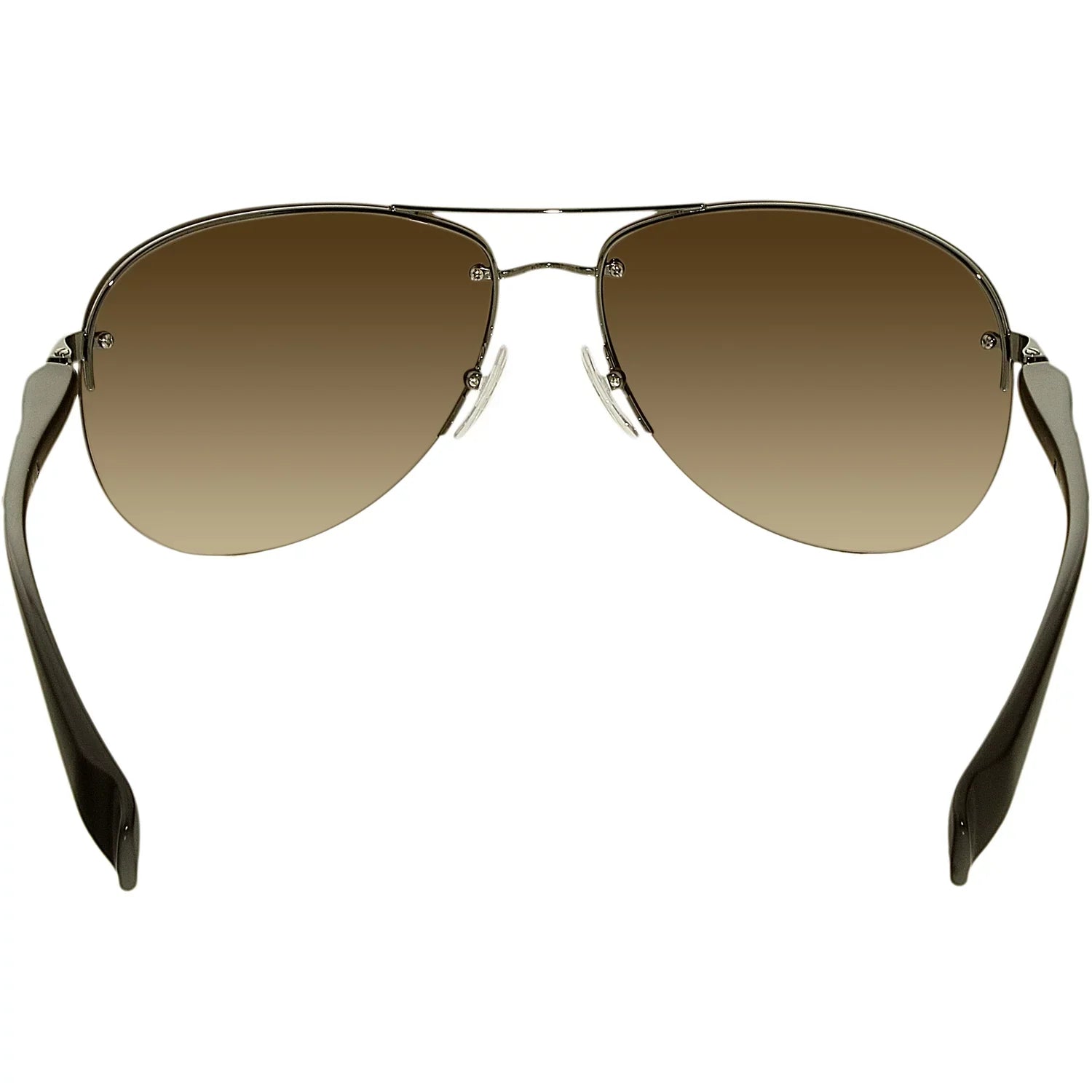 Prada Men's Gradient Linea Rossa PS56MS-5AV6S1-65 Brown Aviator Sunglasses