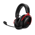 HyperX Cloud  Wireless – Gaming headset for , PS5, PS4, up to 120-hour Battery, 2.4GHz Wireless, 53mm angled drivers, Memory foam, Durable Frame, 10mm microphone – Black/Red