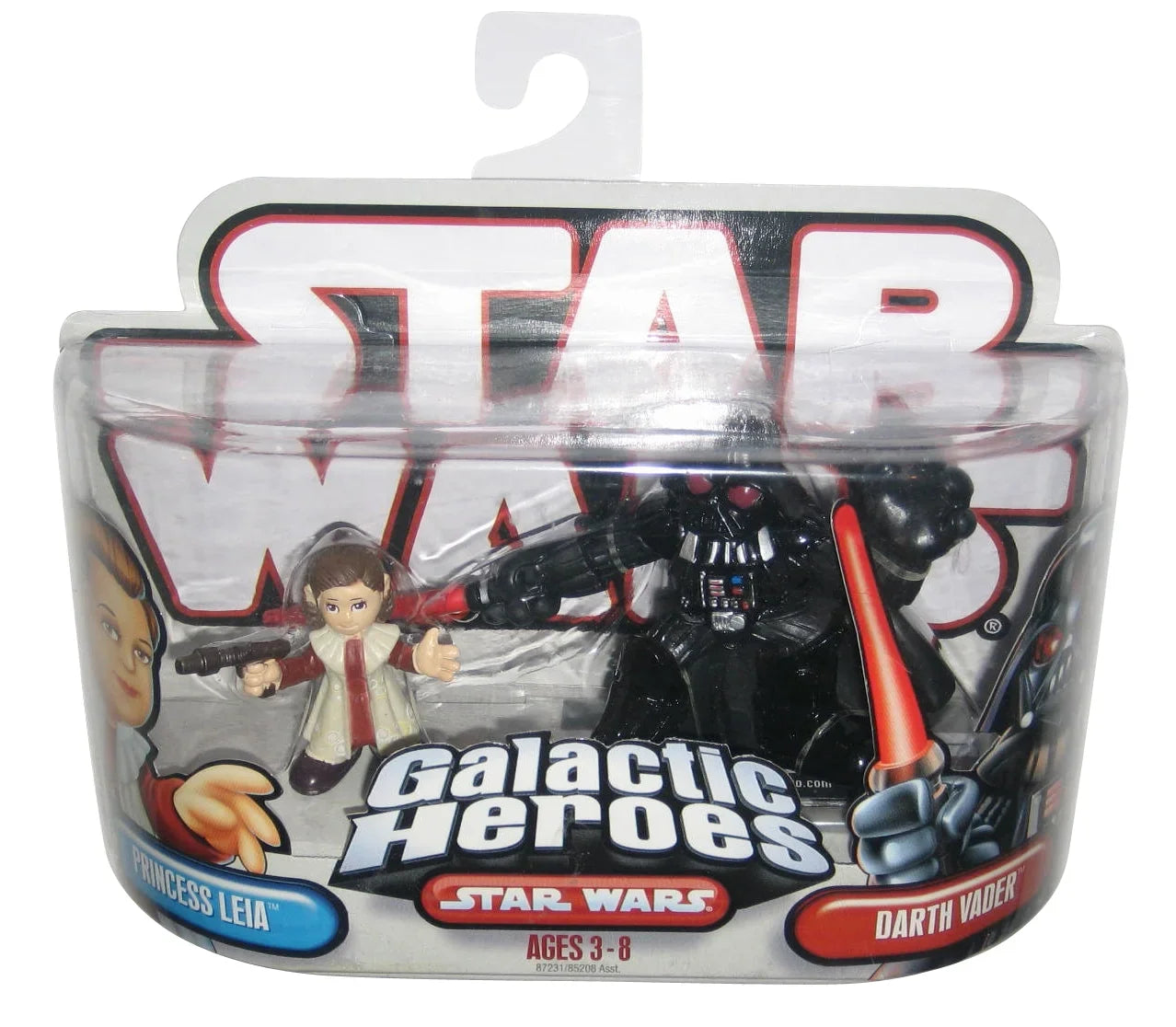 Star Wars Galactic Heroes Princess Leia & Darth Vader Hasbro Figure Set