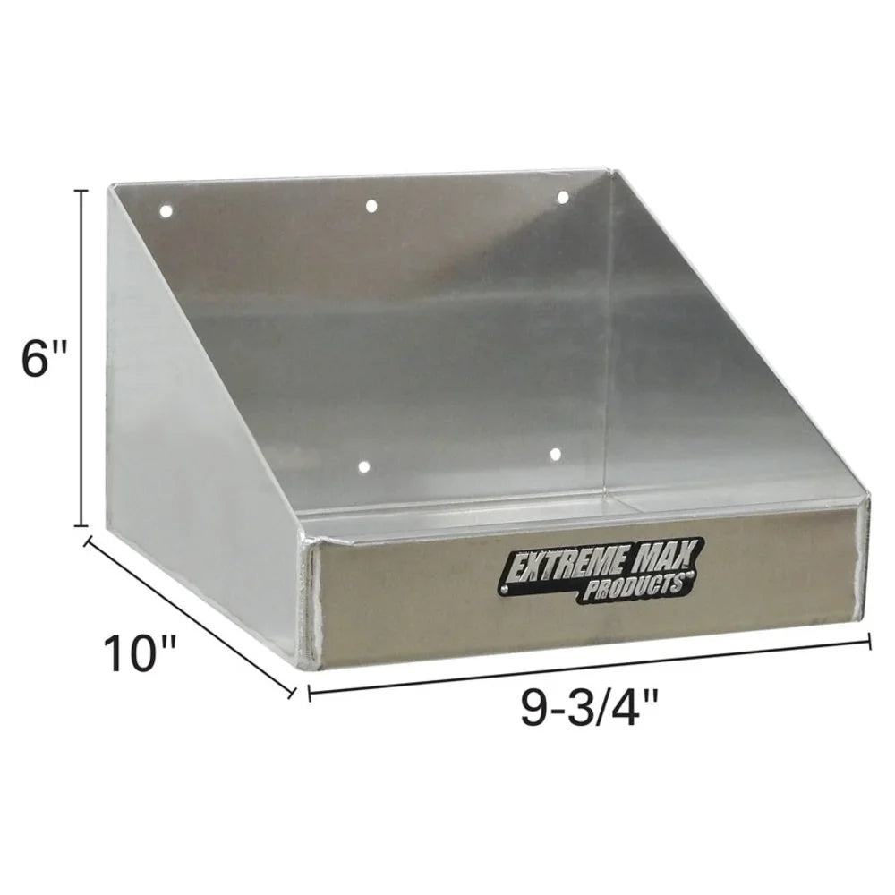Extreme Max 5001.6032 Rag in a Box Aluminum Dispenser Storage Rack Organizer for Enclosed Race Trailer Shop Garage Storage