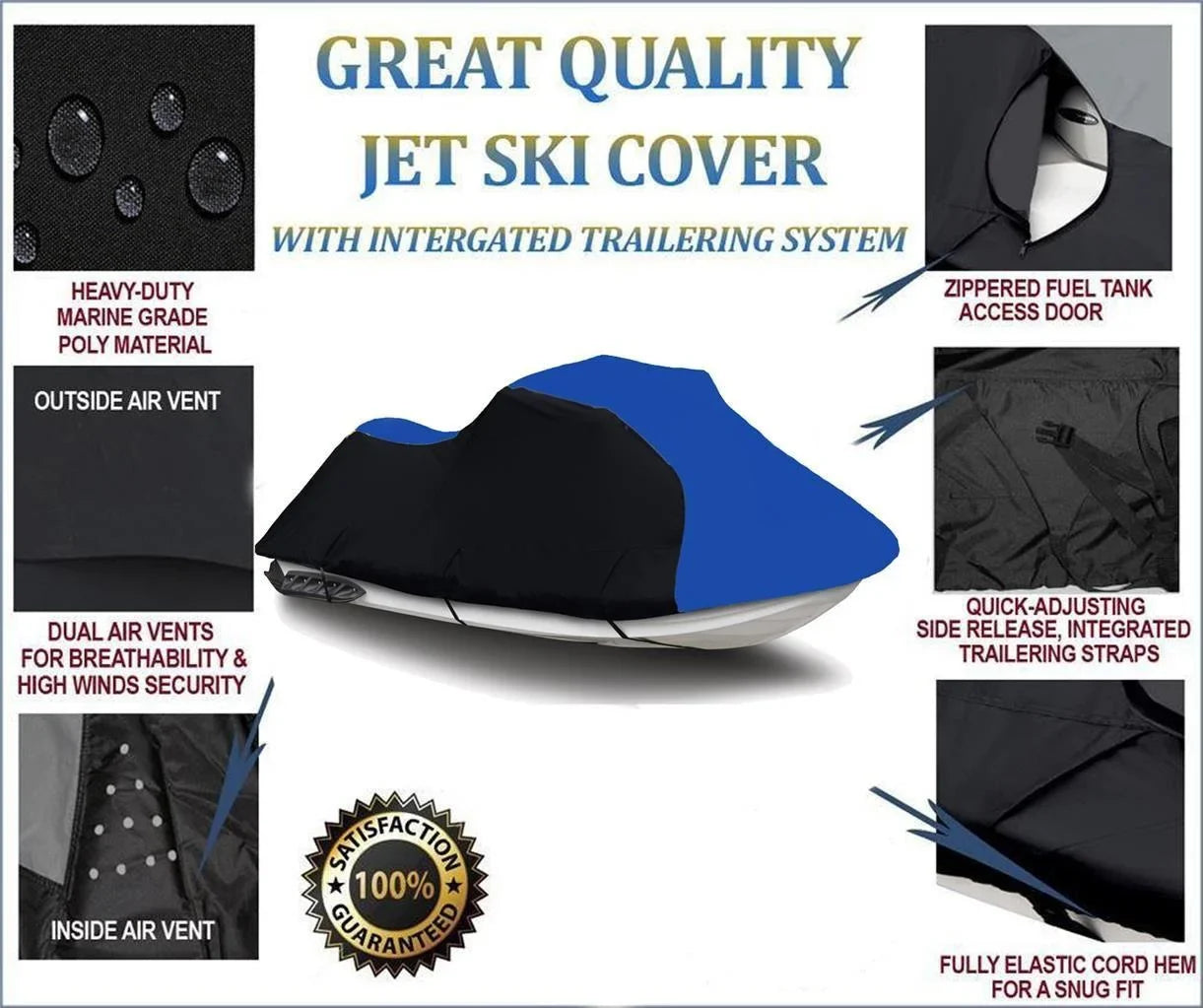 /  - Cover Compatible for Sea Doo Spark 2up 900  90HP 2021 Jet Ski  Trailerable Cover