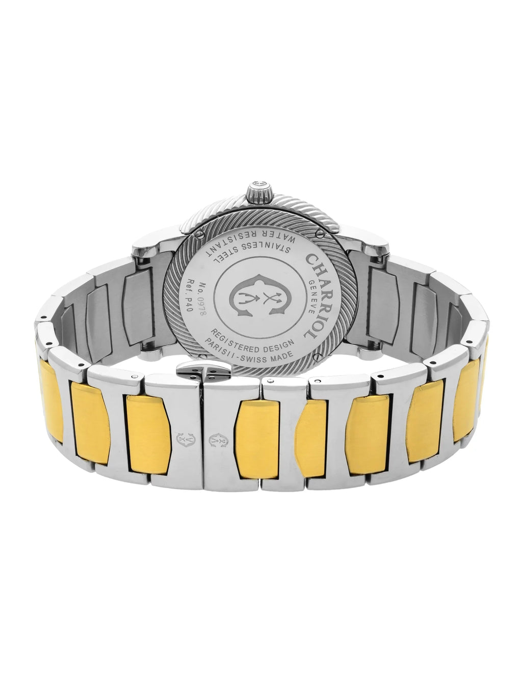 Charriol Parisii Two Tone Steel Silver Dial Quartz Unisex Watch P40SY2.931.001 Pre-Owned