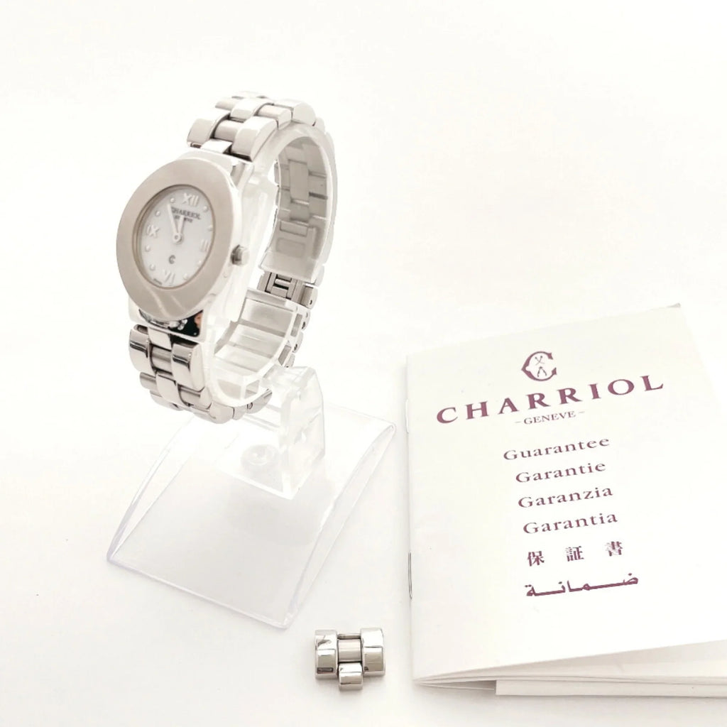 Pre-Owned Charriol Azzurro Watch Stainless Steel  AZURO300900 Women's Silver F3102467 (Good)