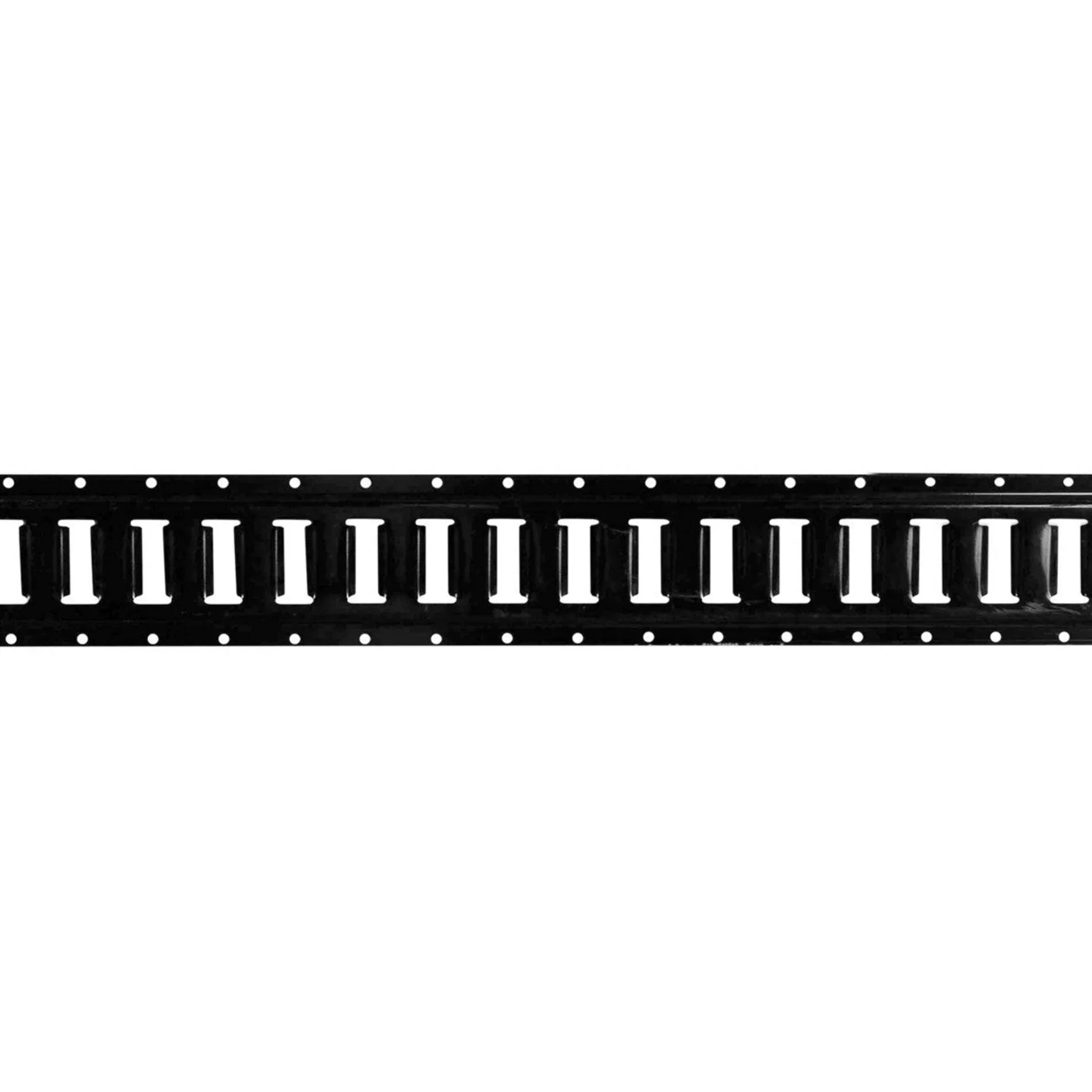 Cargo Mall E Track Shelving Kit - 12 Pieces: 5 ft Black E Track Rails & E Track Wood Beam Sockets