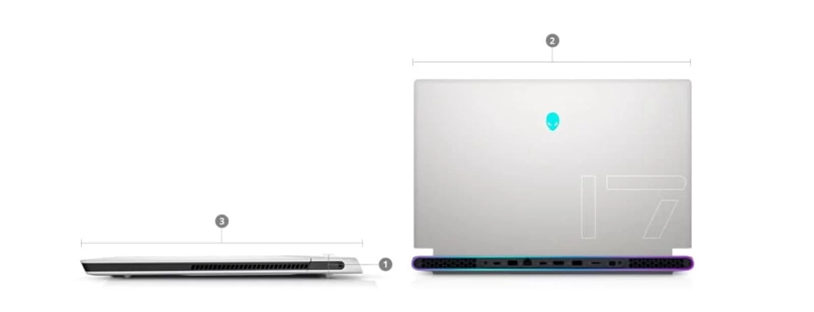 Restored Dell Alienware X17 R1 Gaming Laptop (2021) 17.3"  Core i7 - 1TB  - 64GB  -  3080 8 Cores @ 4.6 GHz - 11th Gen  - 10GB GDDR6X (Refurbished)