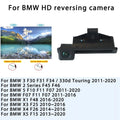 1080P Car Rear View Camera Parking Reverse  Night Vision Backup For  3 Series F30 F31 F34 F10 F11 F07 X1 X3 X5