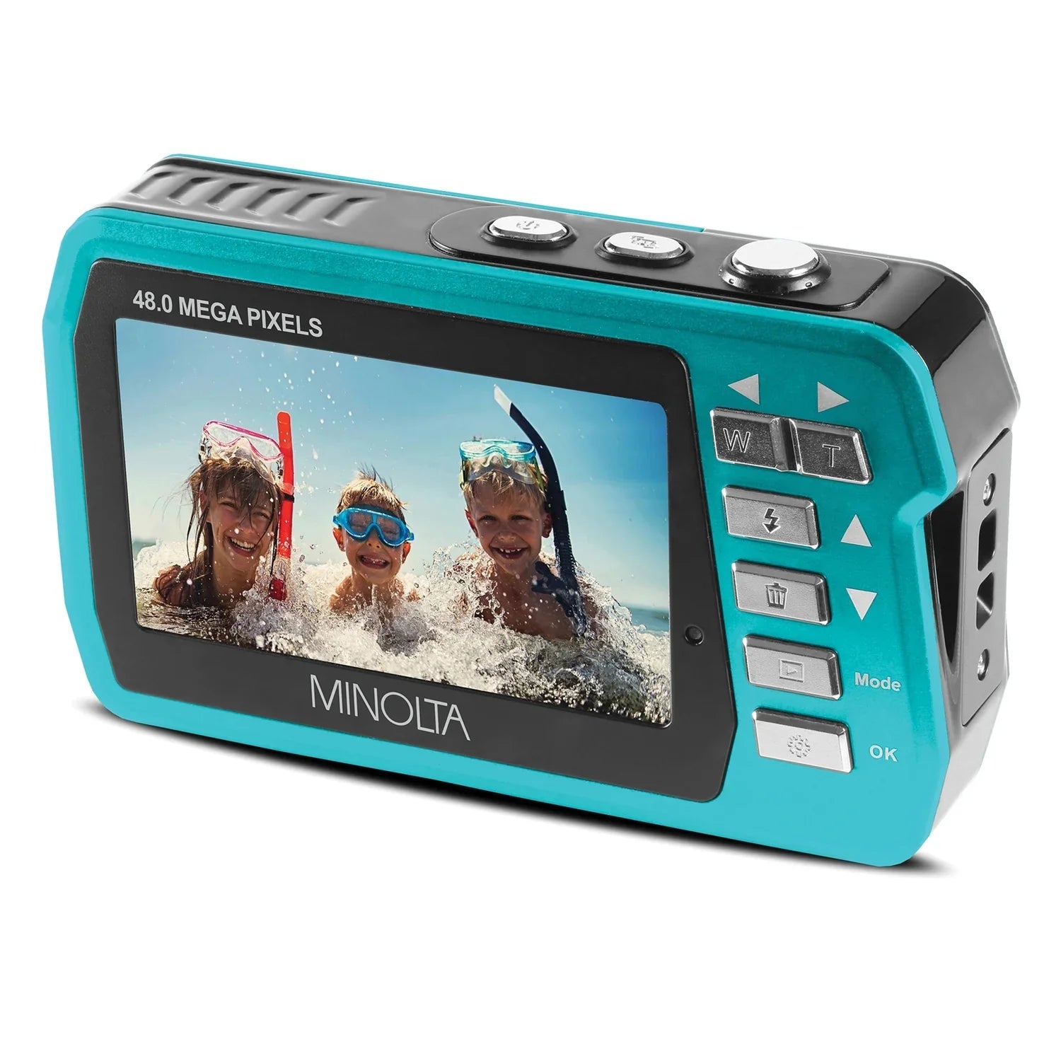 Minolta MN40WP- 48.0-Megapixel Waterproof Digital Camera (Blue)