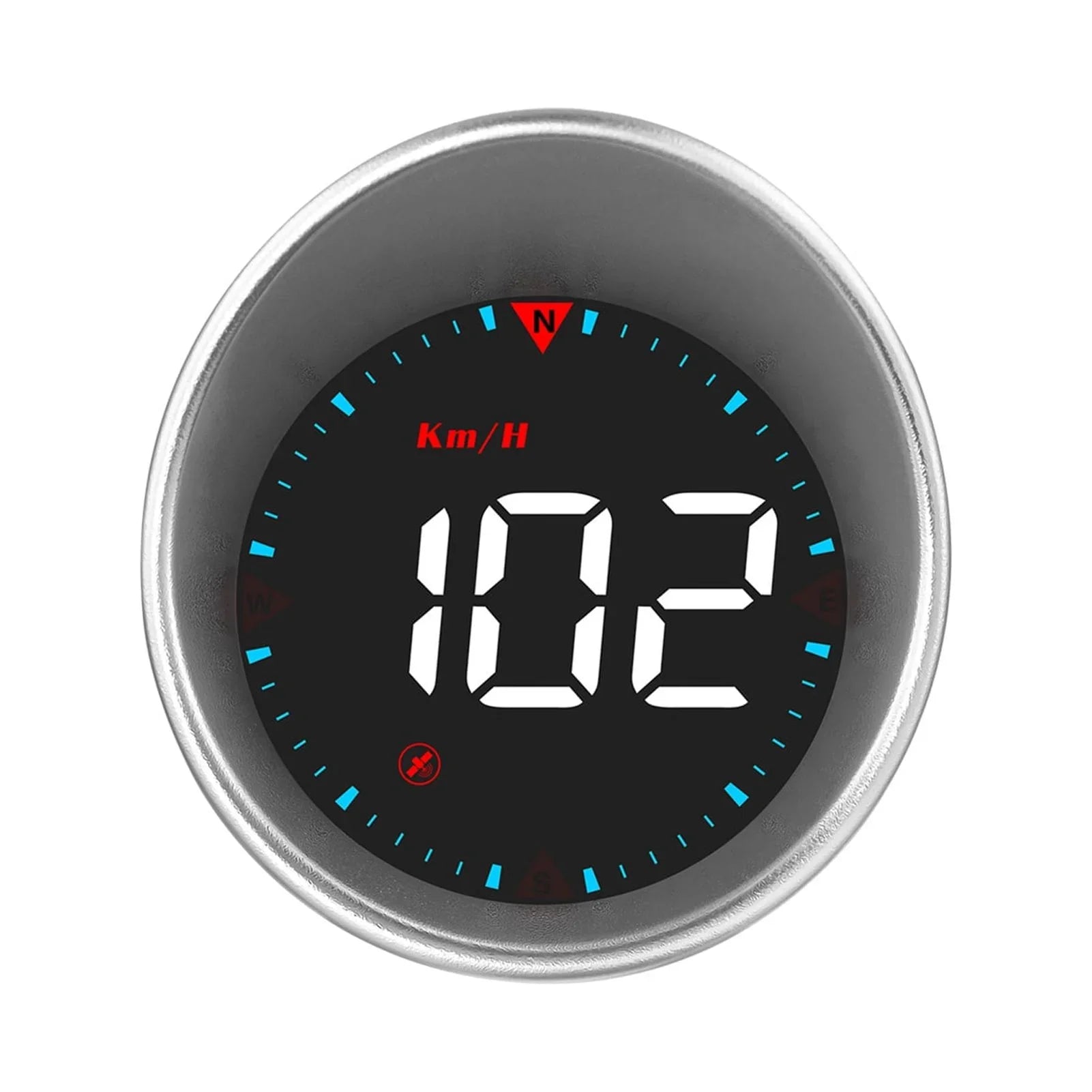 Htovila Car  Car Head-up Display Digital Speedometer Display Driving Mileage, Compass Angle, Overspeed and Fatigue Driving