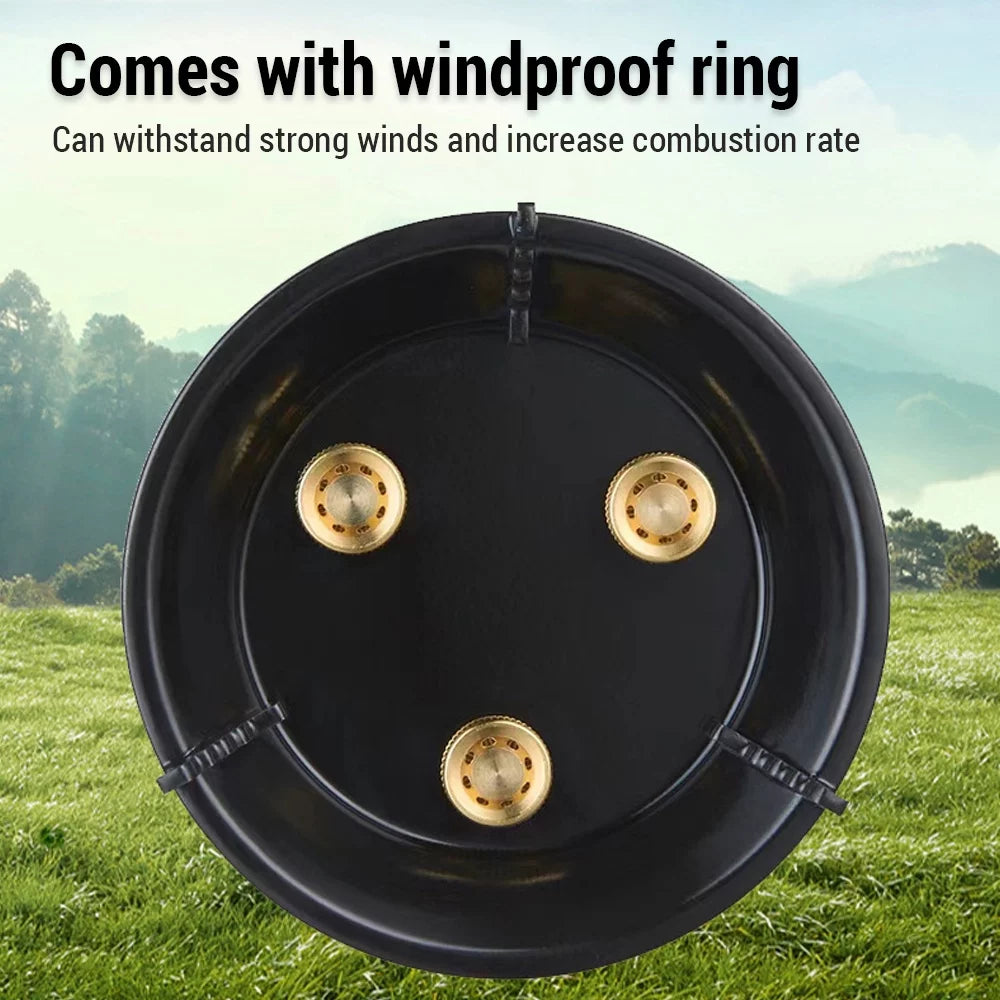 Anself Lightweight Portable Stove Ideal for Camping and Cooking Windproof and Efficient