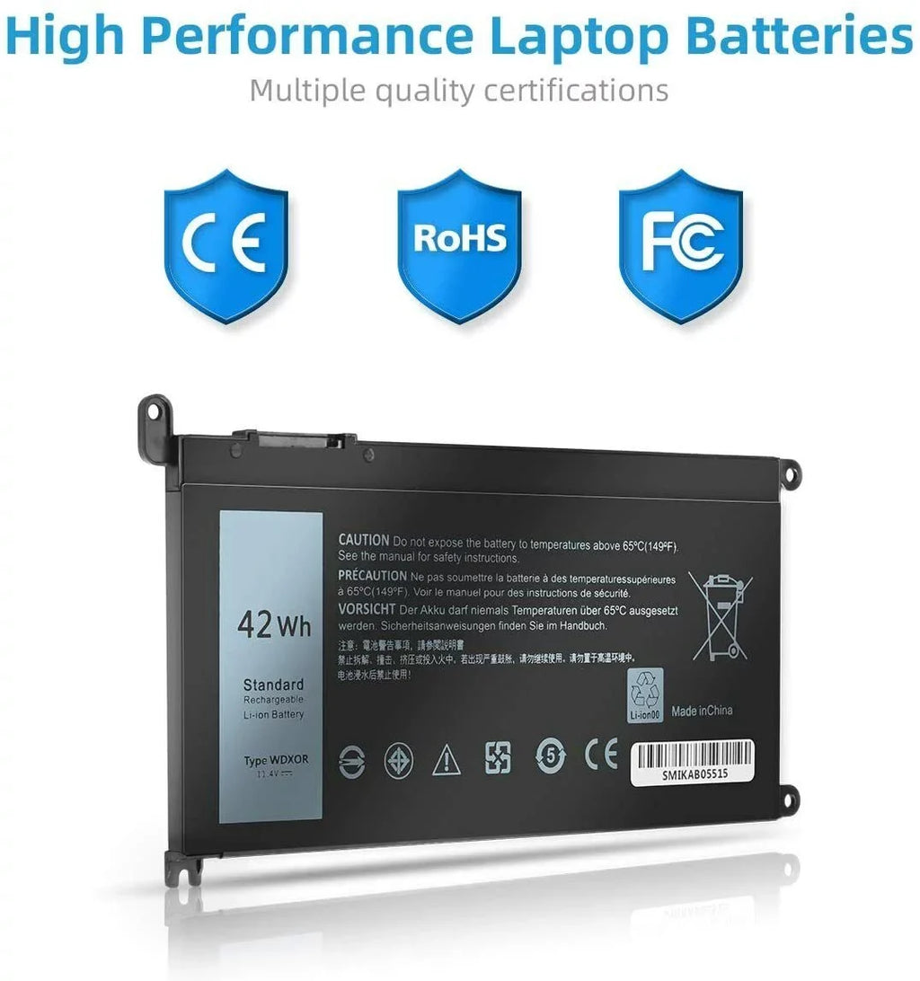 5x Battery WDX0R For Dell Inspiron 15 5567 5568 13 5368 7368 7569 7579 FC92N